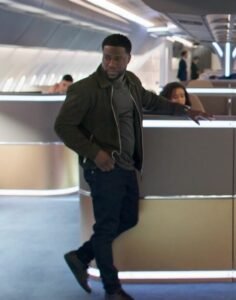 Lift 2024 Kevin Hart Green Suede Full-Zip Jacket