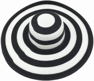 Below Deck black white striped hat