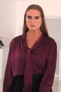 Mother of the Bride Brooke Shields Pussy Bow Blouse