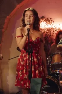 find me falling Ali Fumiko Whitney Red Floral Mini Dress