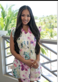 The Bachelorette Jenn Tran floral mini dress