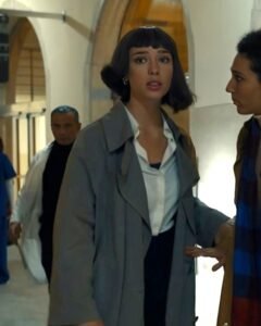 Citadel Diana 2024 Matilda De Angelis Grey coat