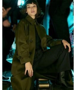 Citadel Diana Matilda De Angelis Green Trench Coat