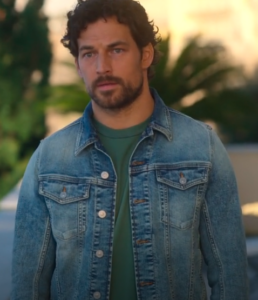 Deceitful Love Giacomo Gianniotti denim jacket