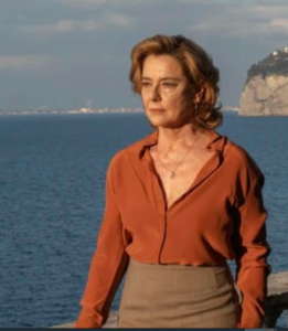 Deceitful Love Monica Guerritore brown blouse Shirt
