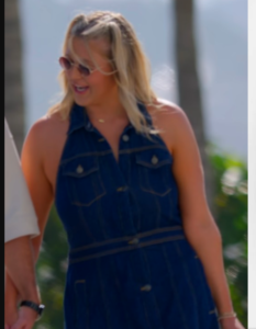 Love is Blind Hannah Jiles denim dress