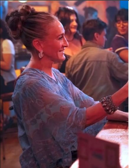 And Just Like S03 That Blue Silk-Chiffon Blouse