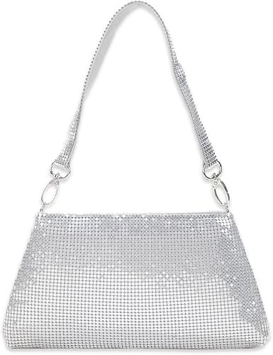And Just Like That Sarah Jessica Parker Crystal on Silver Handbag