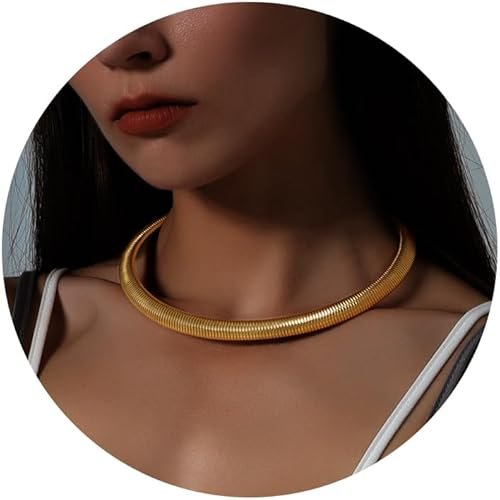 The Better Sister Jessica Biel Gold Choker Necklace