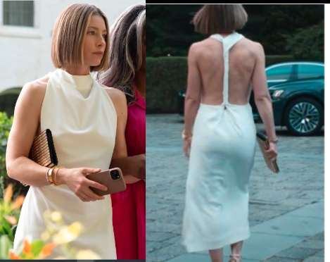 The Better Sister Jessica Biel white dress