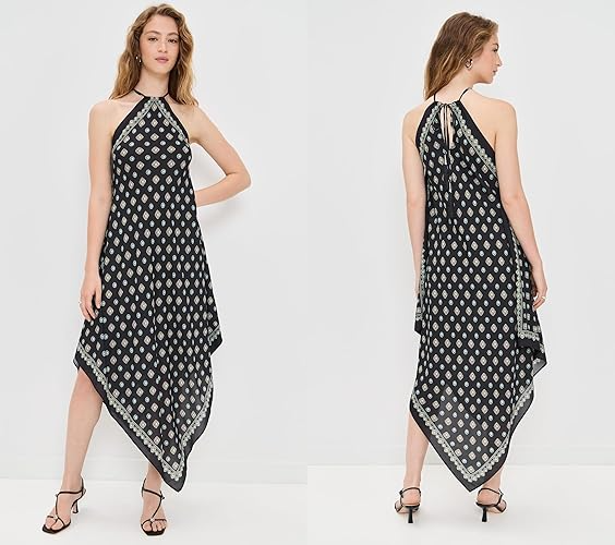 The Young and the Restless Diane Jenkins Print Halter Dress