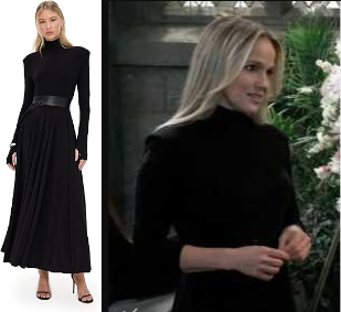 general hospital alexa havins bruening turtleneck dress