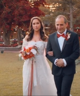 Haul Out the Halloween Lacey Chabert Off The Shoulder Weeding dress