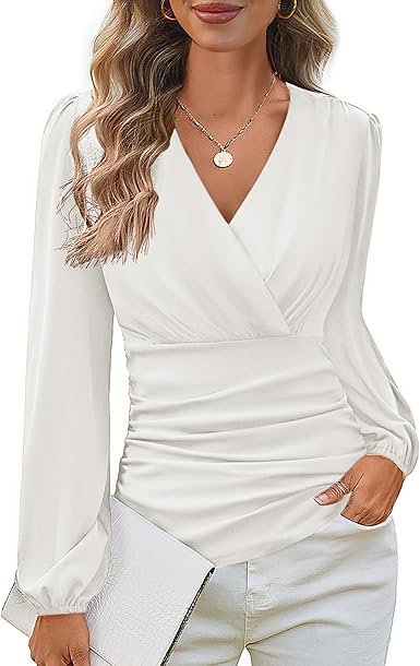 The Kelly Clarkson Show Kelly Clarkson White Drape Top
