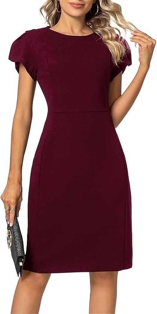 The Morning Show S4 Reese Witherspoon Burgundy Dress