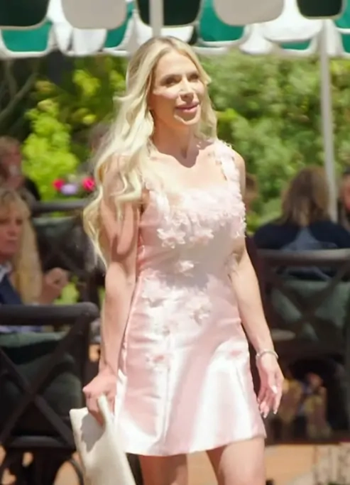 The Real Housewives of Orange Jennifer Pedranti Pink Floral Dress