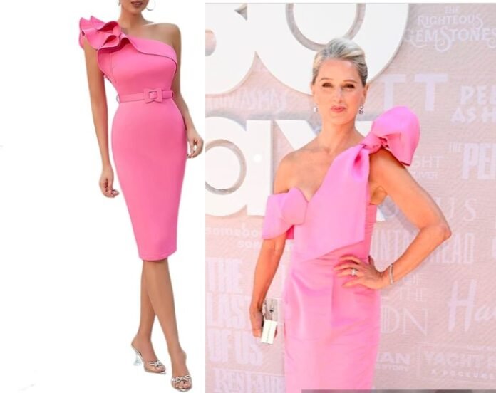Hbo Max Emmy Nominee Celebration Katherine Lanasa Pink Dress