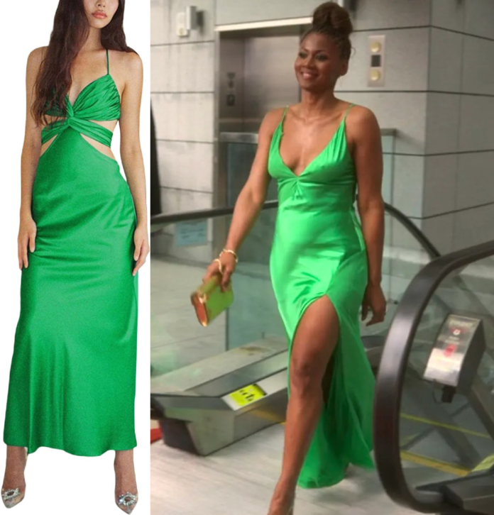 Reasonable Doubt Jax Stewart Green Slit Dress